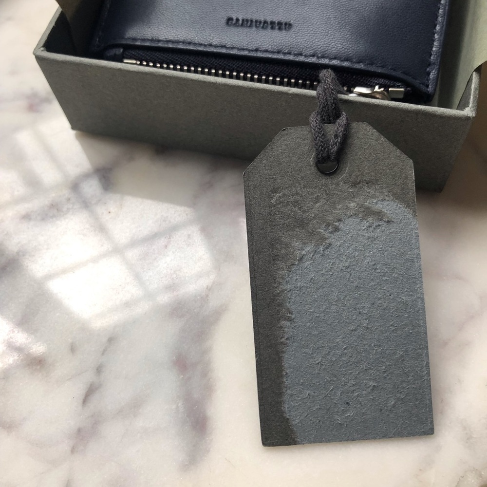 All Saints | Flora Navy Leather Wallet - Picture 8 of 8